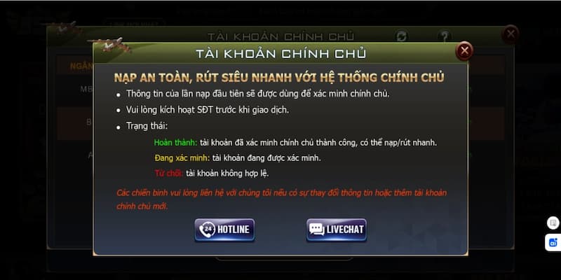 Các phương thức rút tiền B52club