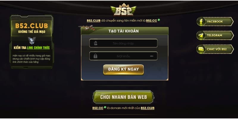 Những lưu ý quan trọng khi đăng ký B52club