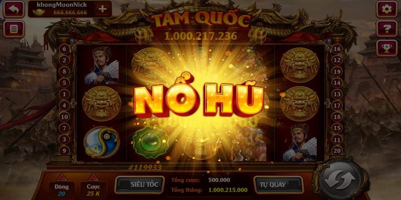 So sánh nổ hũ tam quốc với các trò slot khác